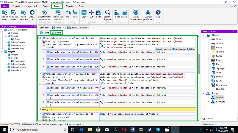 City Race 3D Game Build Using gdevelop